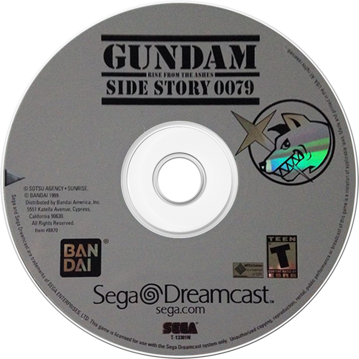 Gundam Side Story 0079 – Sega Dreamcast (DC)