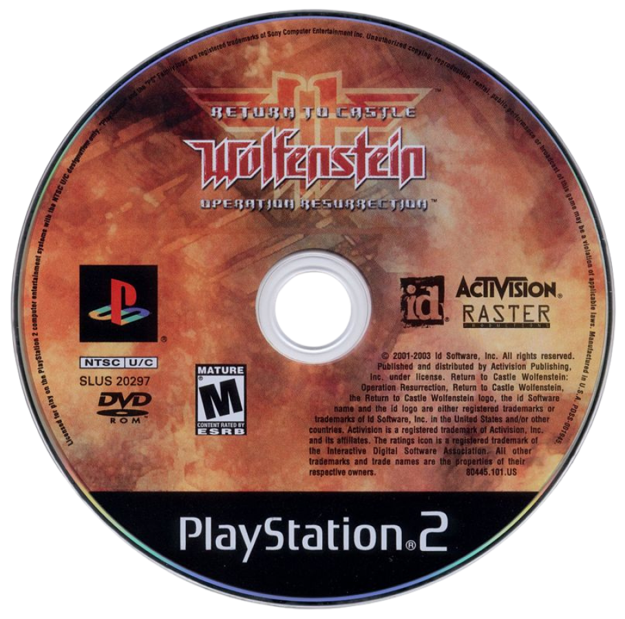 Return to Castle Wolfenstein: Operation Resurrection – PlayStation 2 (PS2)