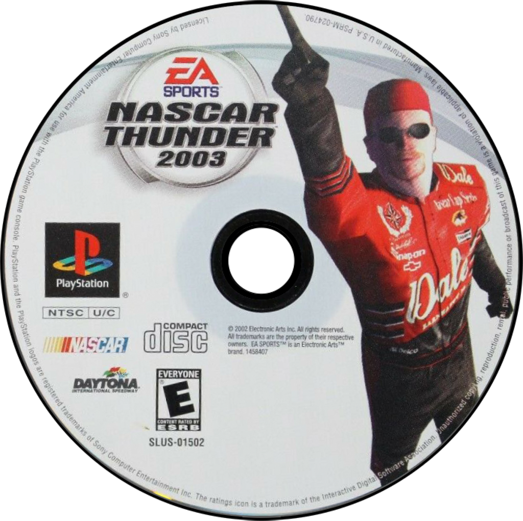 NASCAR Thunder 2003 – PlayStation 1 (PS1)