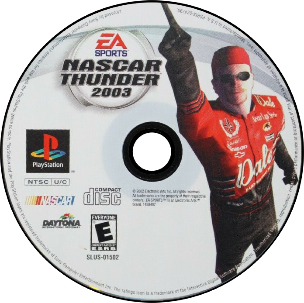 NASCAR Thunder 2003 – PlayStation 1 (PS1)