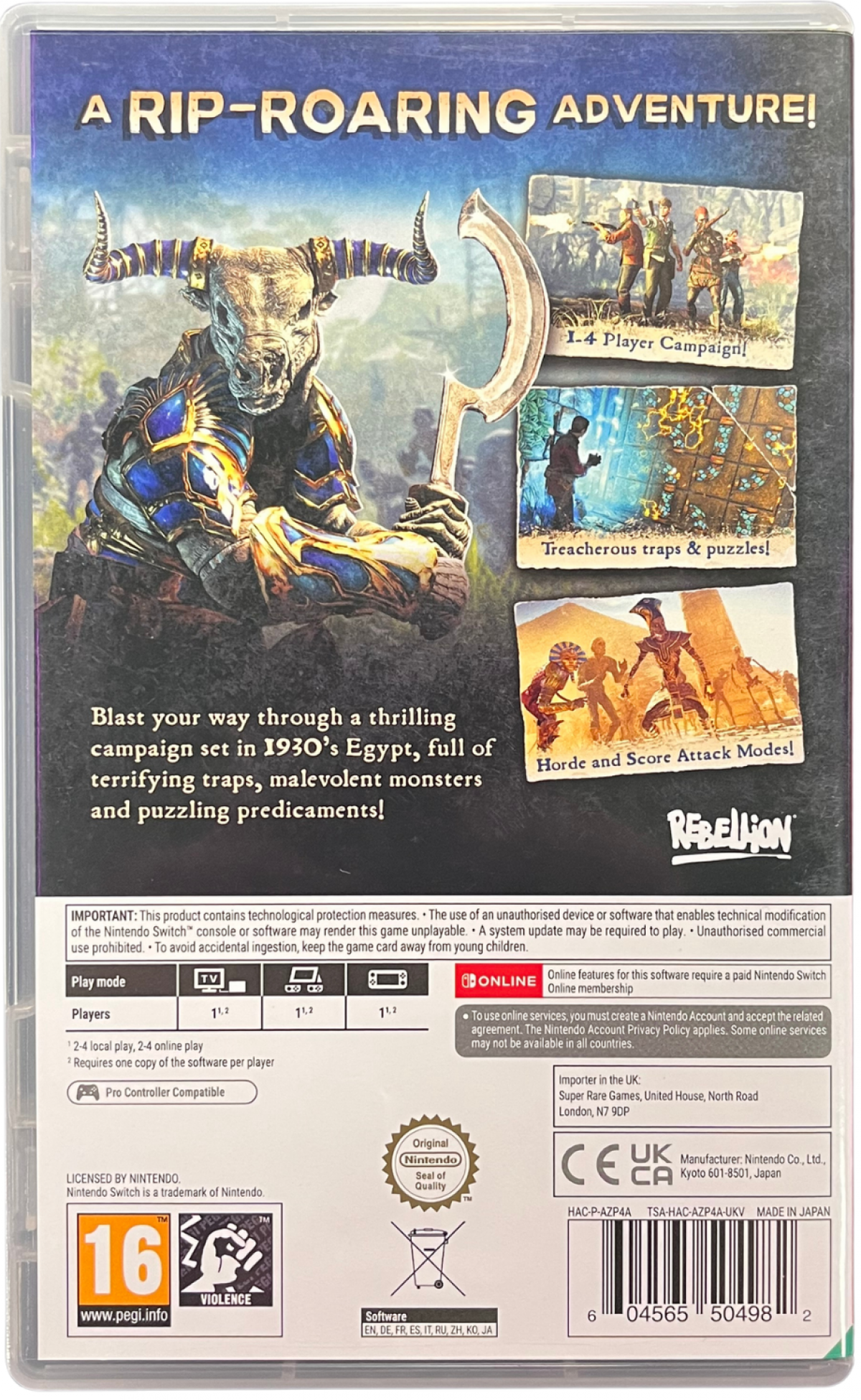 Strange Brigade [PAL Super Rare #71]– Nintendo Switch (NS)