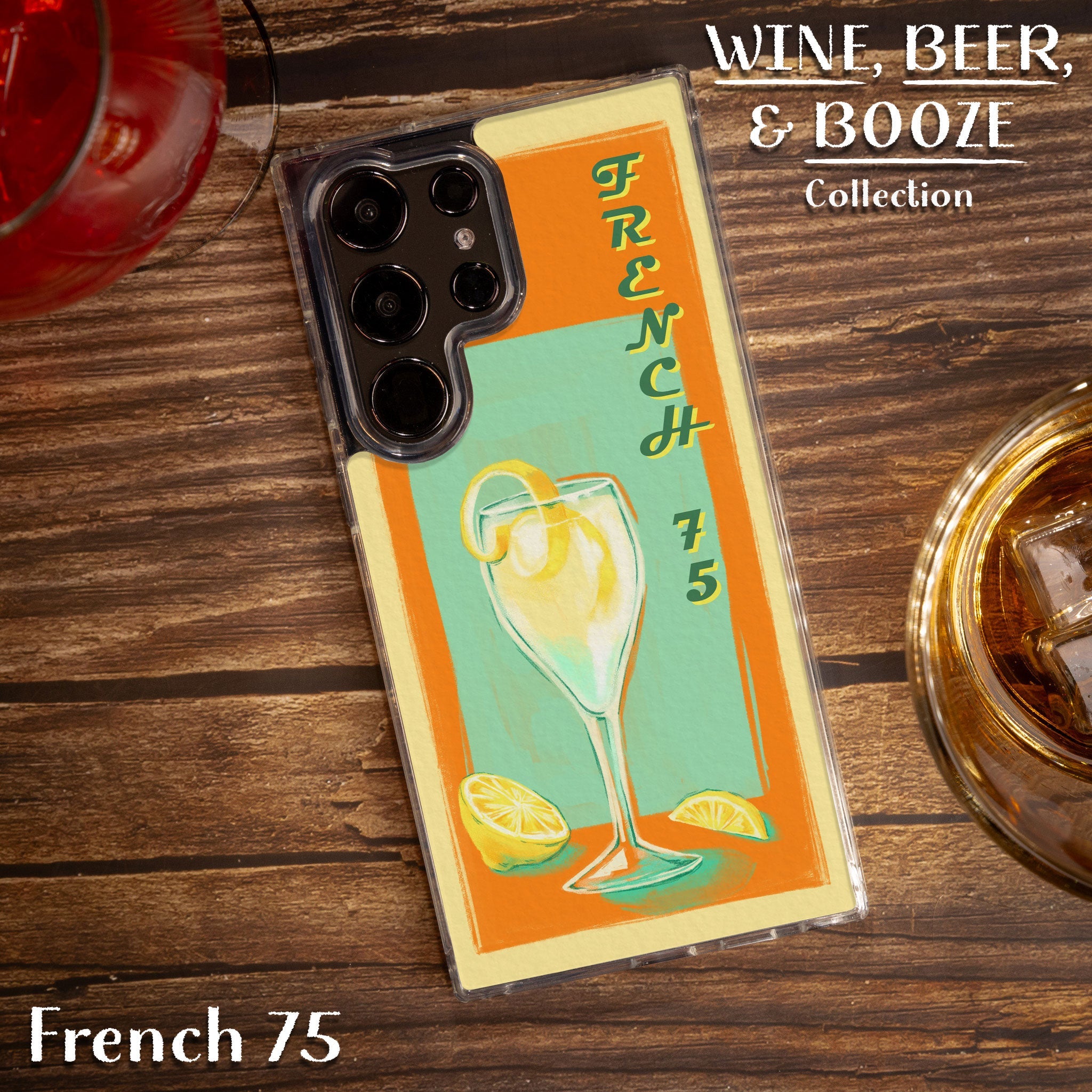 Wine, Beer, & Booze HD Samsung Galaxy S22 Phone Case