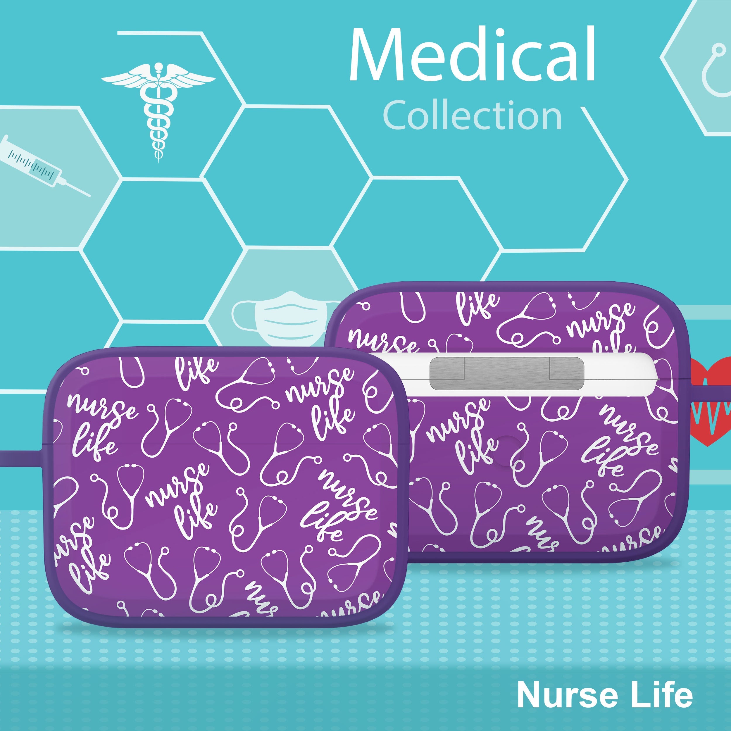 Nursing HDX Apple AirPods Pro 1 & 2 Case Cover