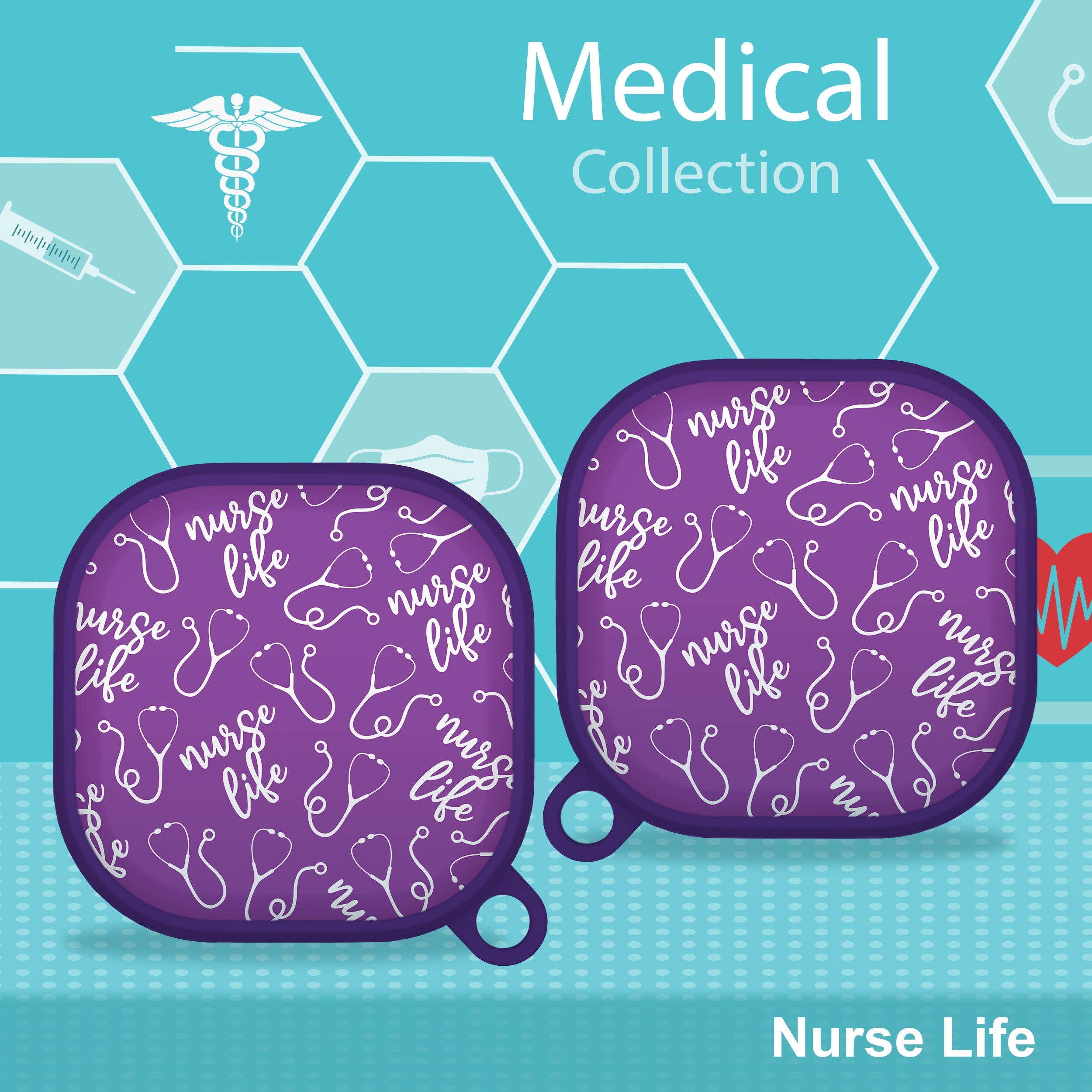 Nursing HDX Samsung Galaxy Buds Pro & Buds Live Case Cover