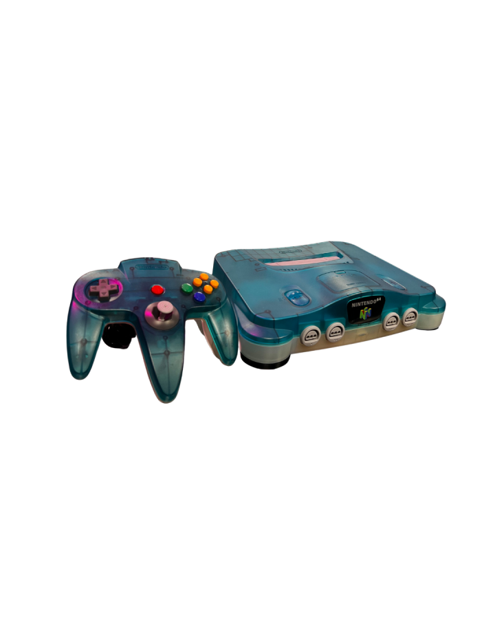 Nintendo 64 (N64) System Funtastic Ice Blue [Region Free] [Good]