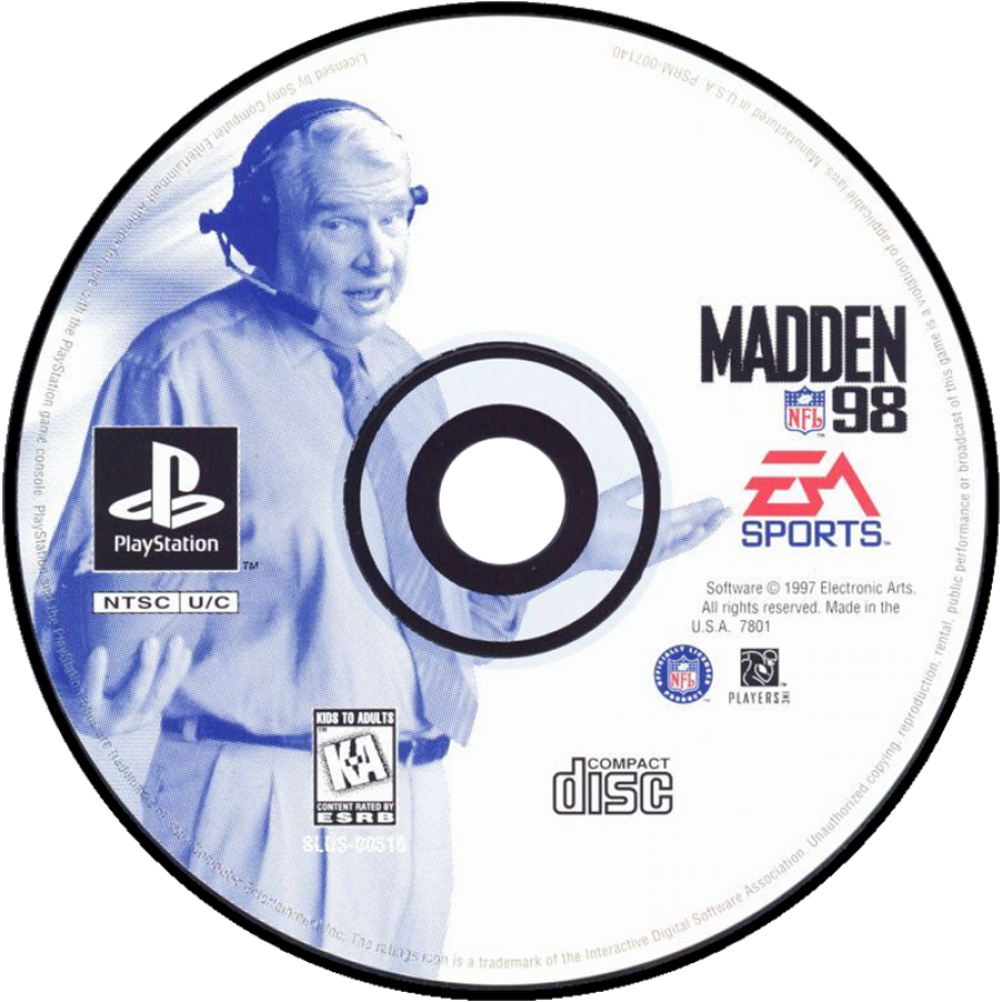 Madden NFL 98 – PlayStation 1 (PS1)