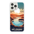 National Parks Hot Springs HD Apple iPhone 15 Series Mag-Safe Phone Case