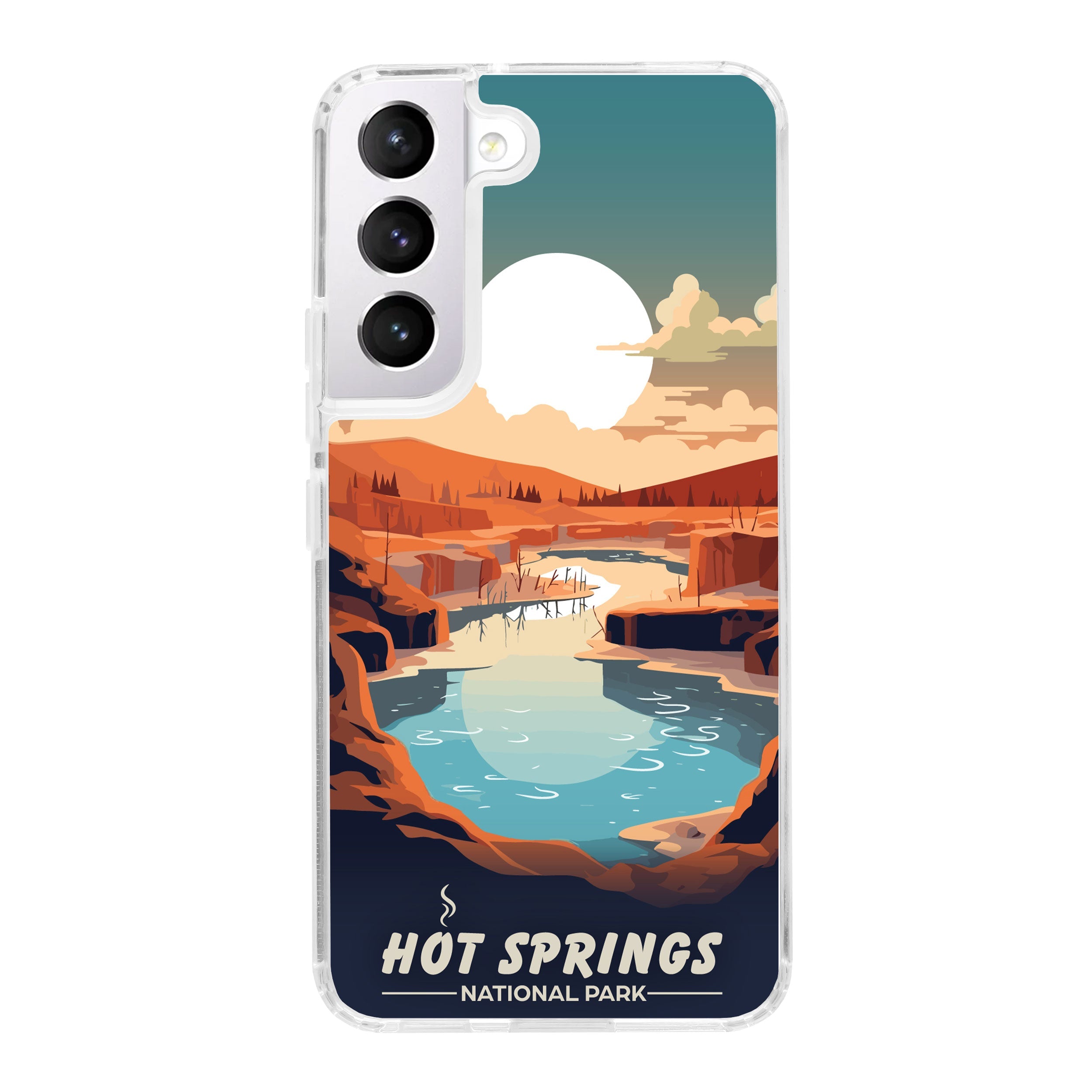 National Parks Hot Springs HD Samsung Galaxy S24 Phone Case