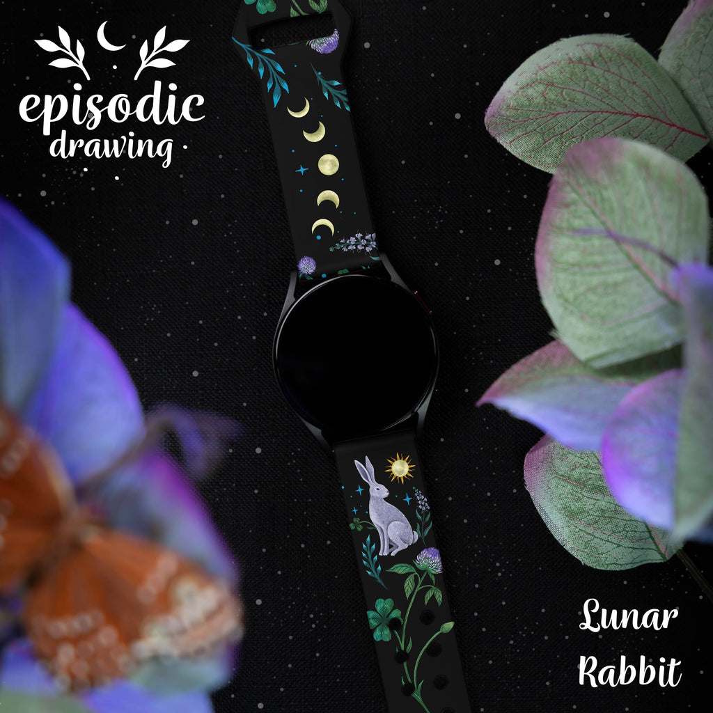 Episodic Drawing Enchanted Collection HD  Watchband for Samsung, Garmin, Fossil, and More