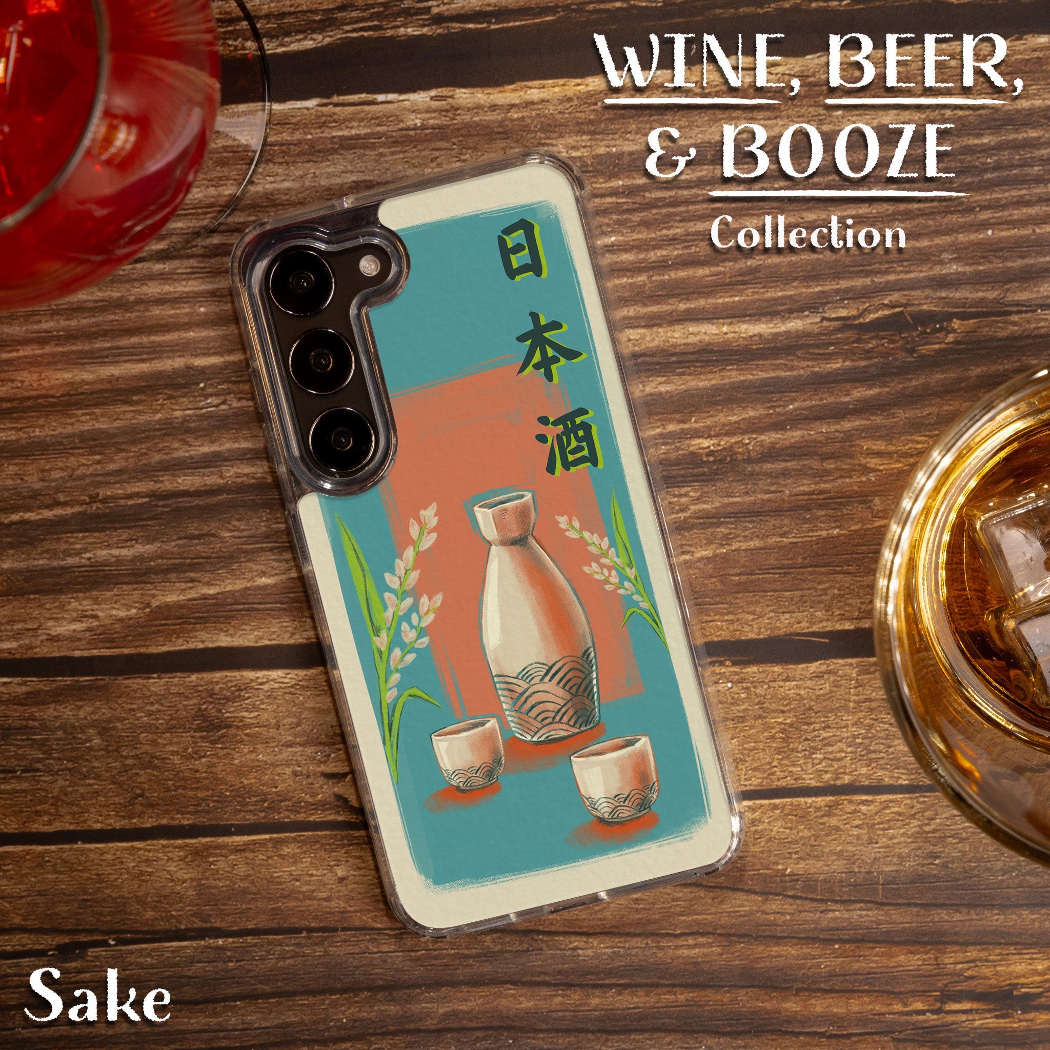 Wine, Beer, & Booze HD Samsung Galaxy S21 Phone Case