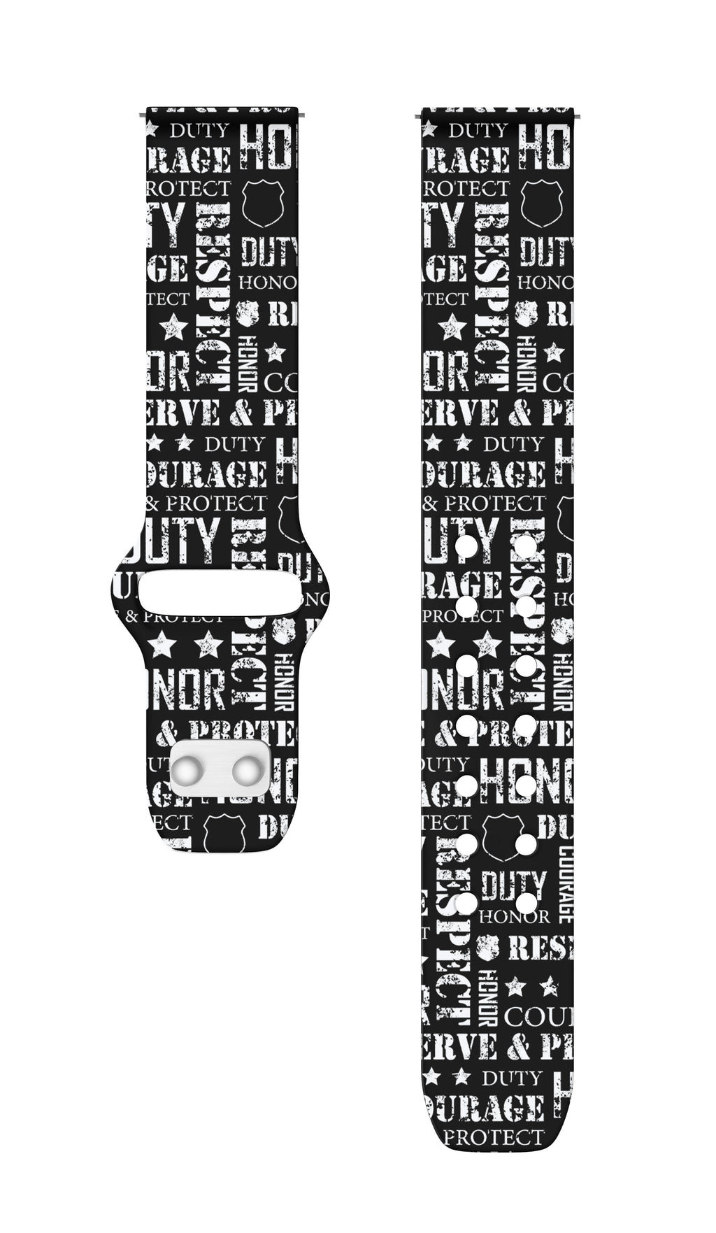 Law Enforcement HD Watchband for Samsung, Garmin, Fossil, and More for Samsung, Garmin, Fossil, and More