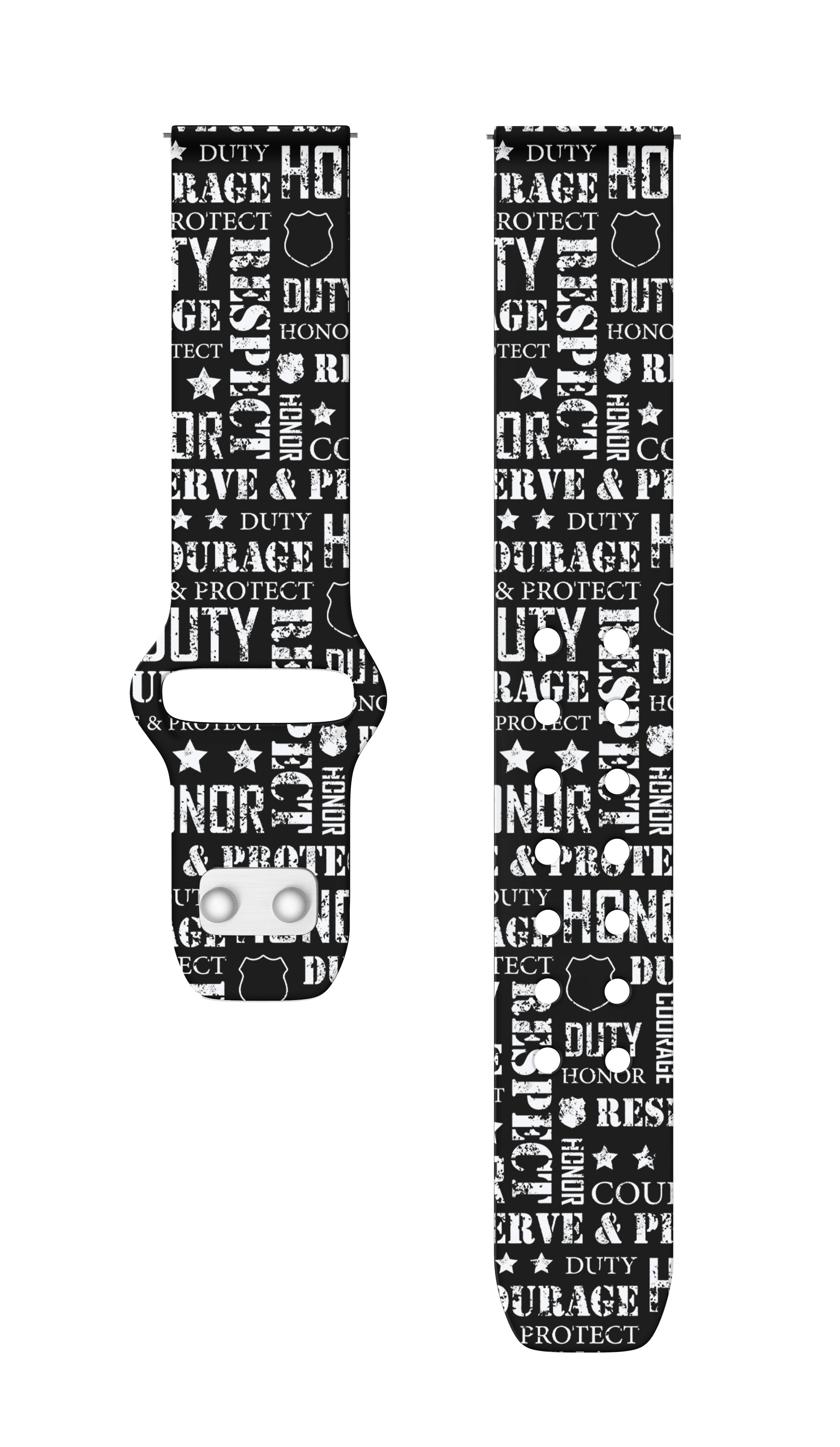Law Enforcement HD Watchband for Samsung, Garmin, Fossil, and More for Samsung, Garmin, Fossil, and More