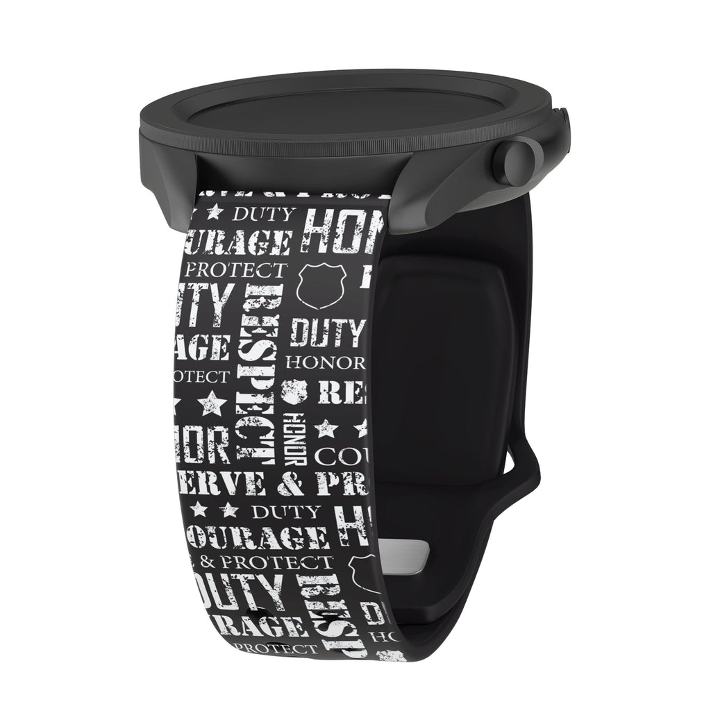 Law Enforcement HD Watchband for Samsung, Garmin, Fossil, and More for Samsung, Garmin, Fossil, and More
