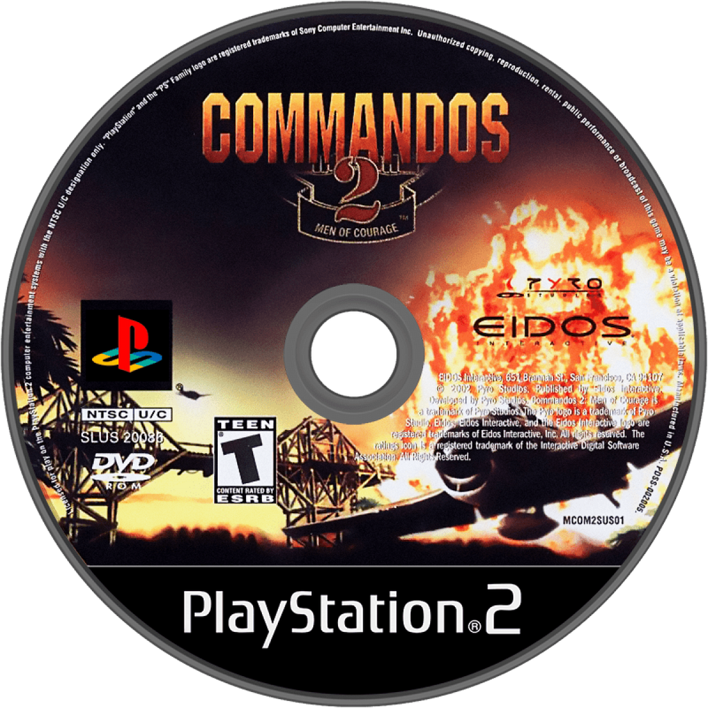 Commandos 2: Men of Courage – PlayStation 2 (PS2)