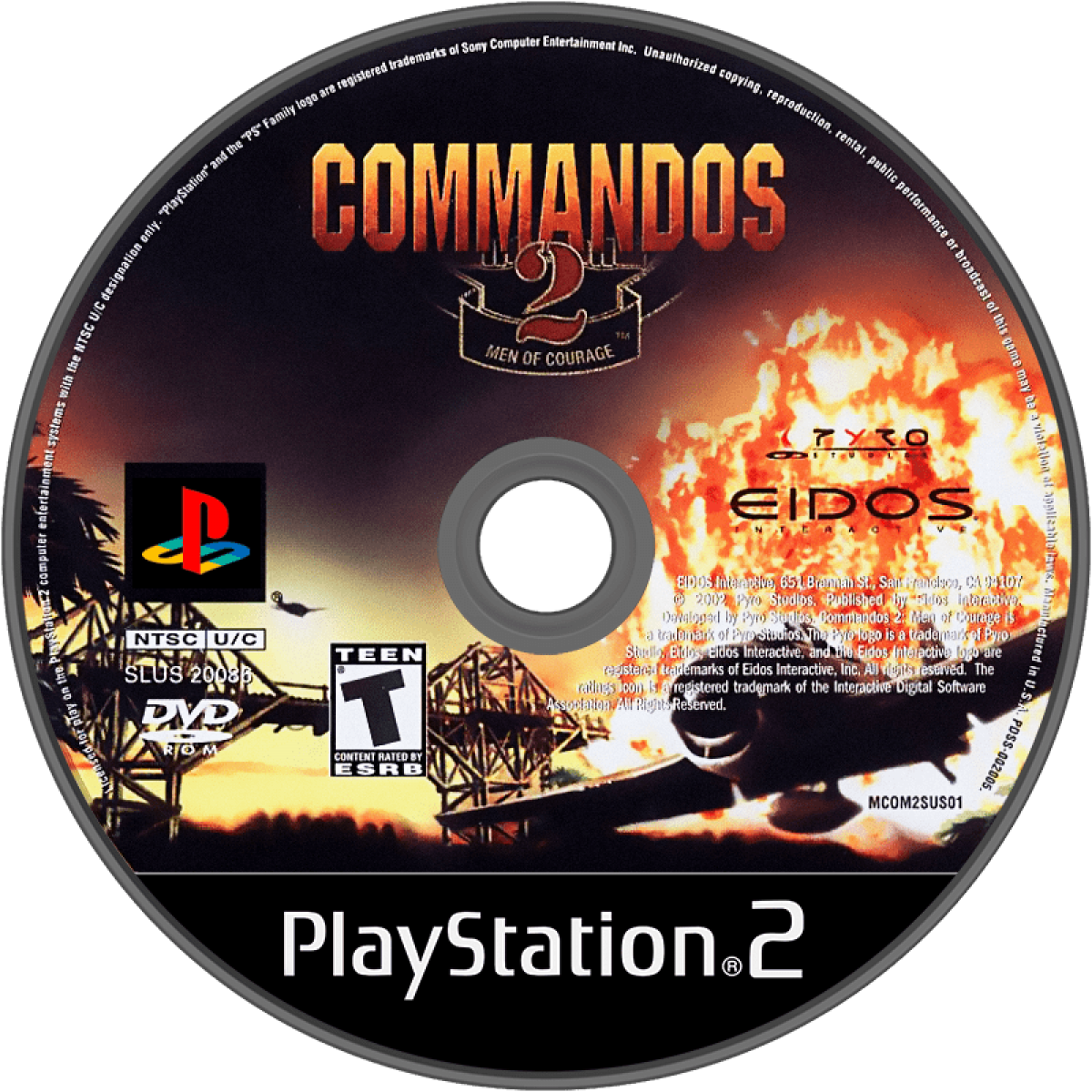 Commandos 2: Men of Courage – PlayStation 2 (PS2)