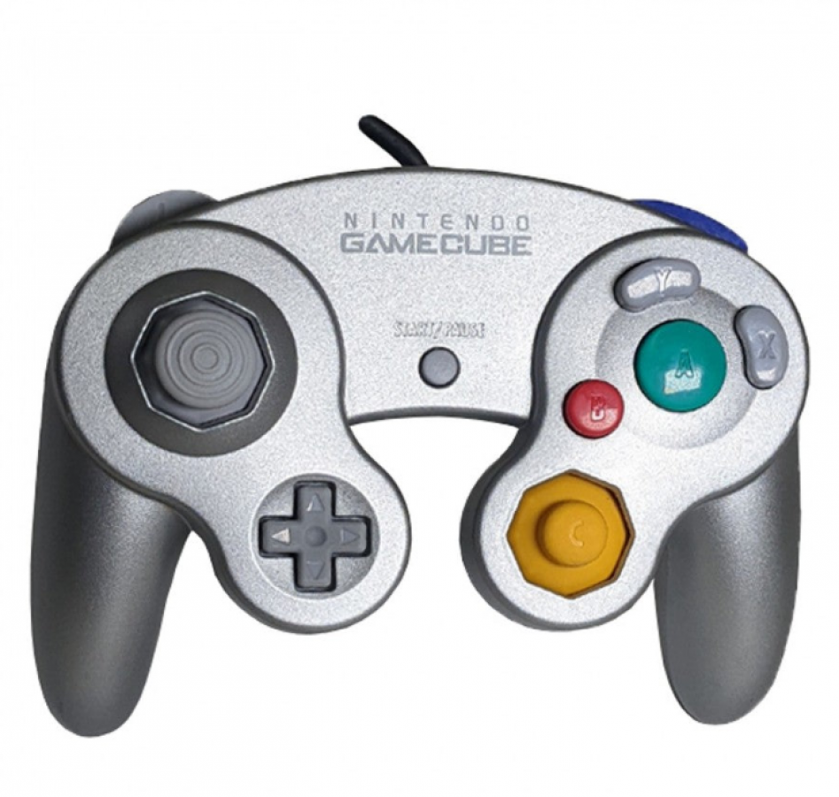 Gamecube Controller [Official/Platinum][Scratch & Scuff] – Nintendo GameCube Accessory (GC)
