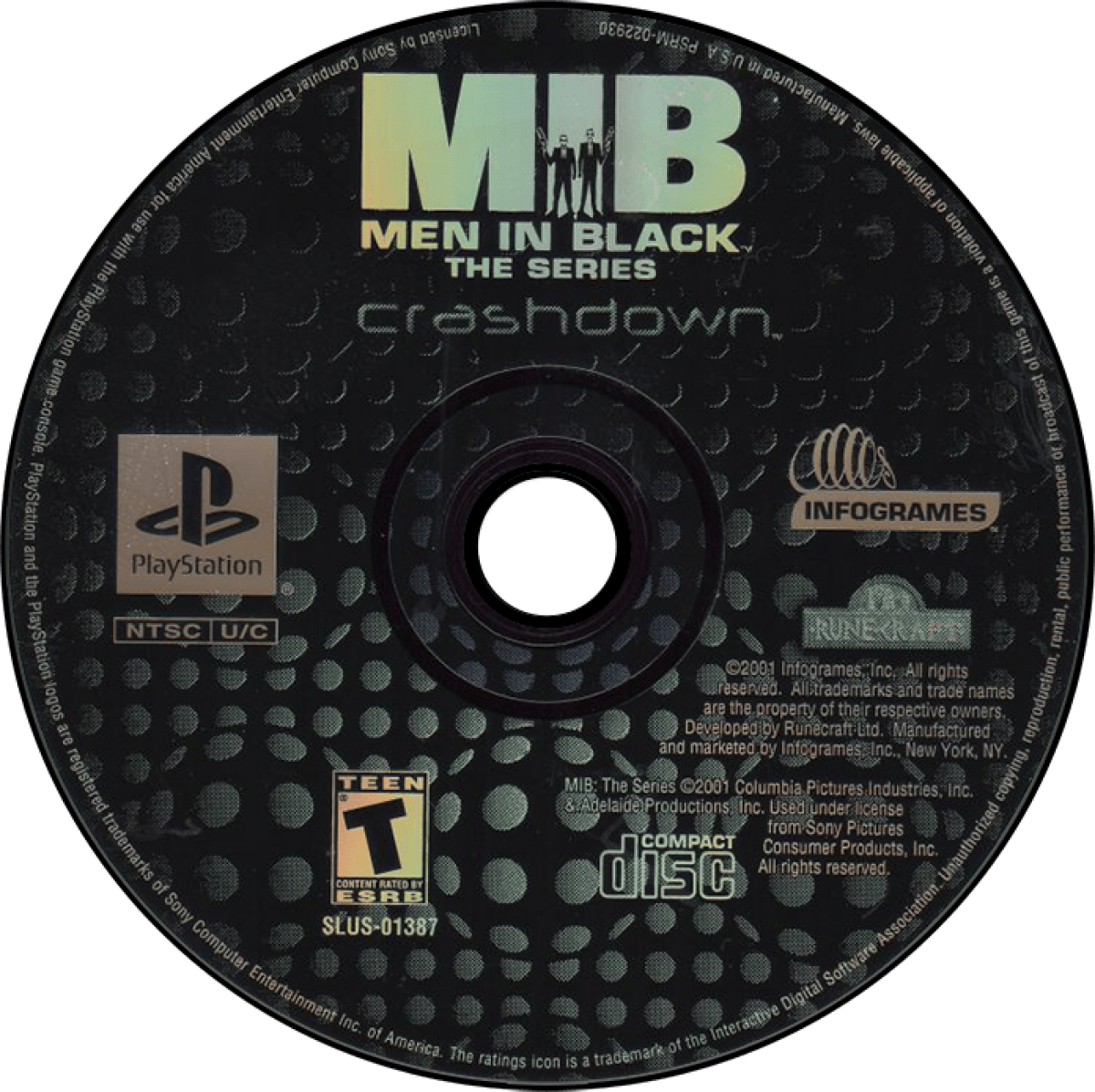Men in Black the Series Crashdown – PlayStation 1 (PS1)