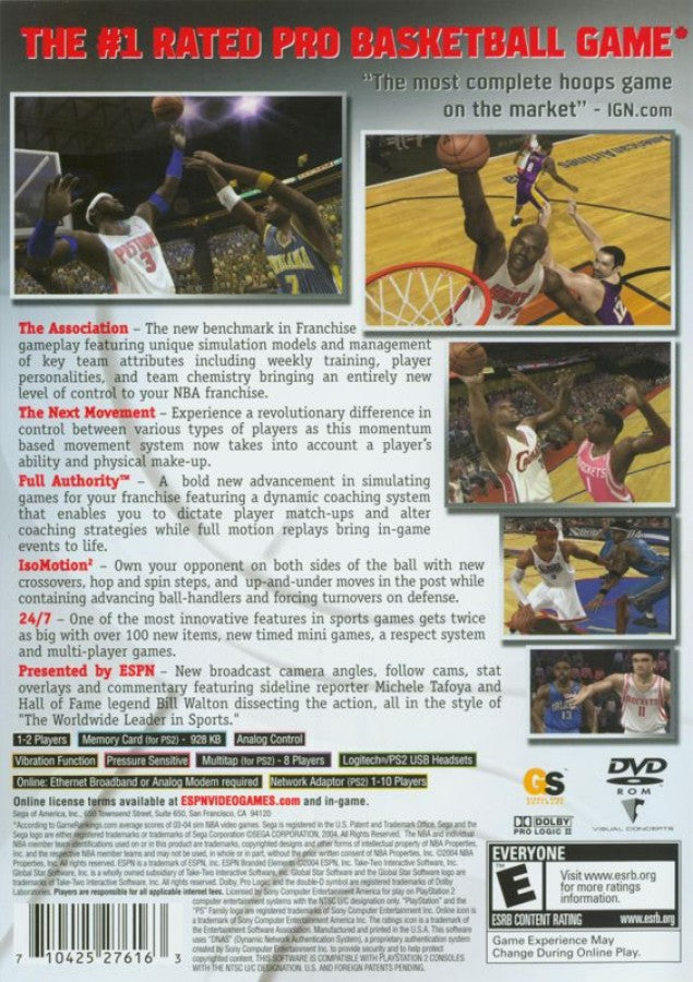 ESPN NBA 2K5 – PlayStation 2 (PS2)
