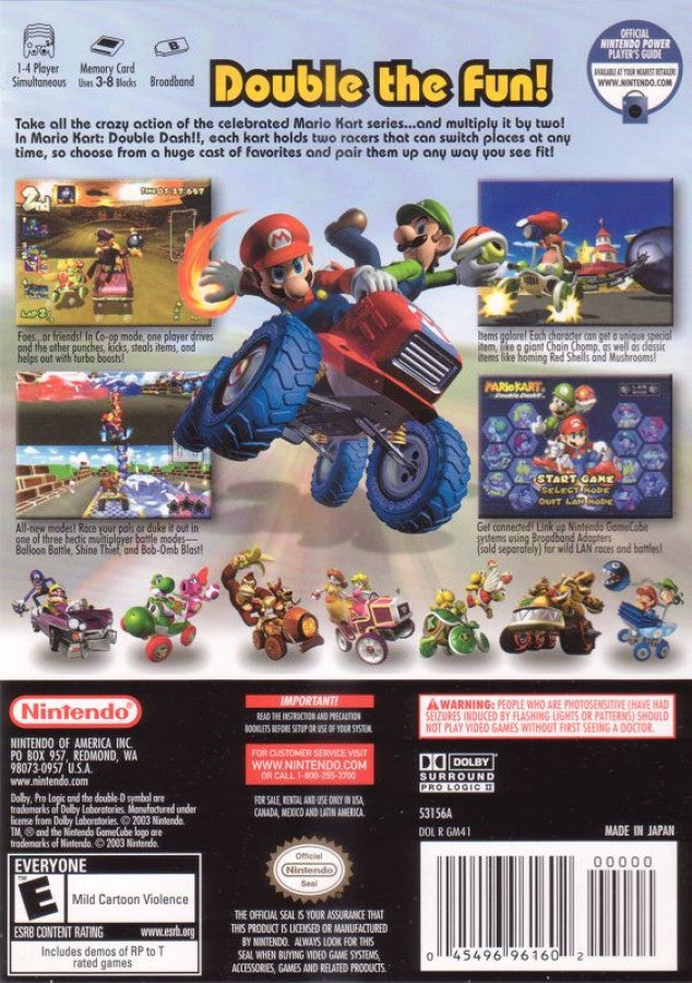 Mario Kart: Double Dash!! [Special Edition w/ Bonus Disc]– GameCube (GC)