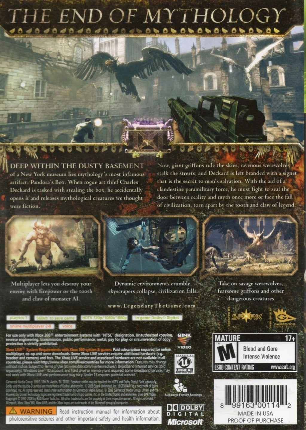 Legendary – Xbox 360 (X360)