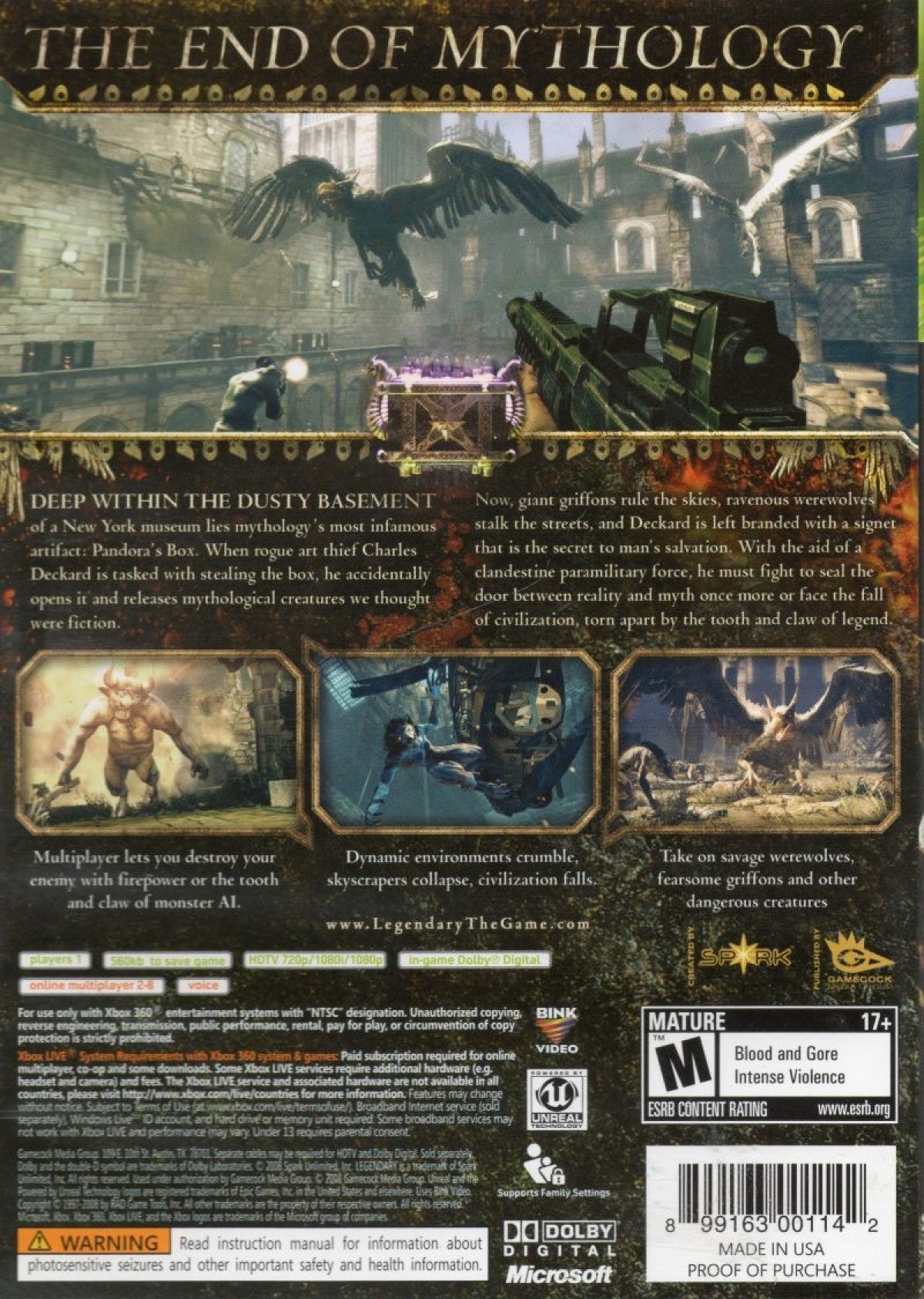 Legendary – Xbox 360 (X360)