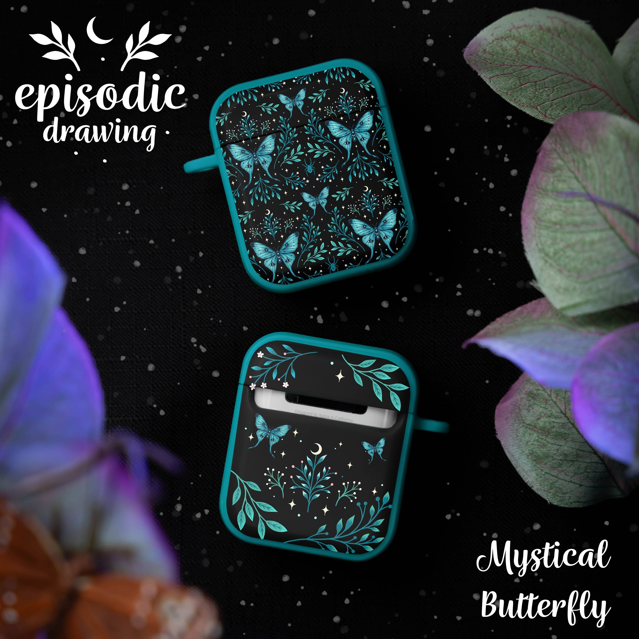 Episodic Drawing Enchanted Collection HDX Apple AirPods Gen 1 & 2 Case Cover