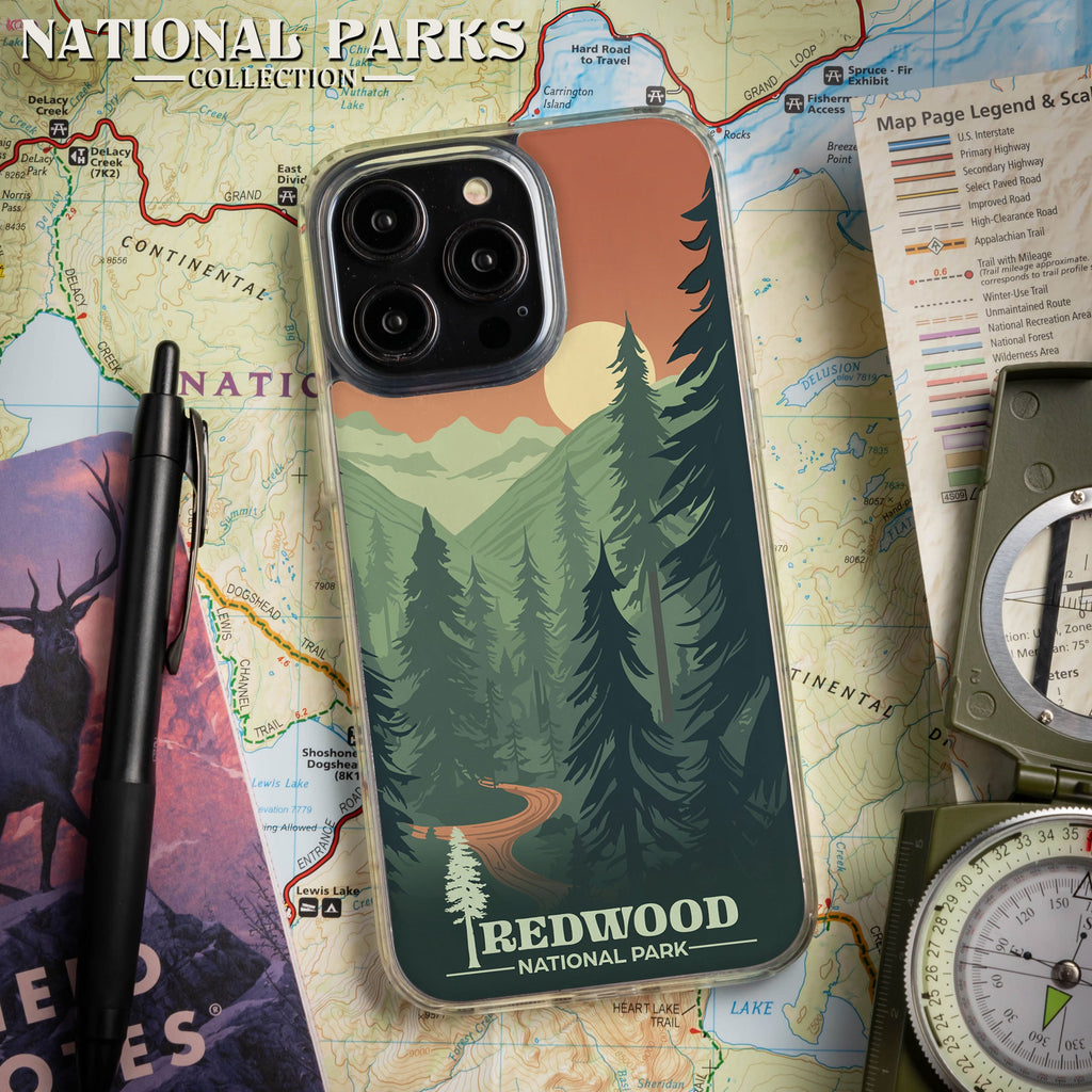 National Parks Redwood HD Apple iPhone 15 Series Mag-Safe Phone Case