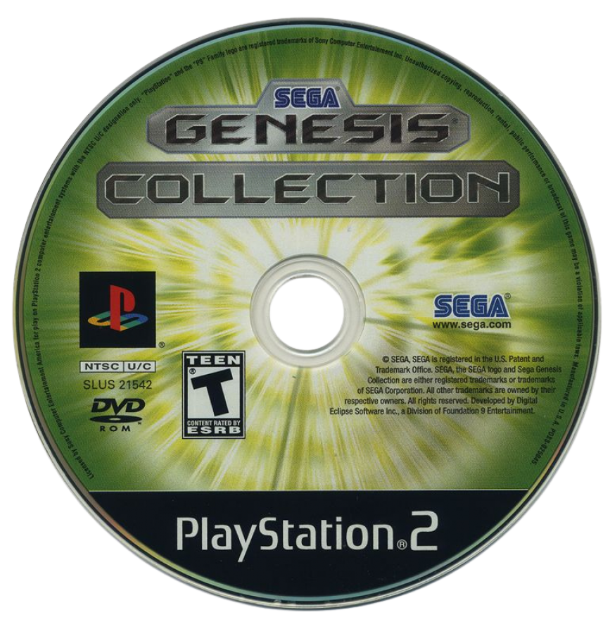 Sega Genesis Collection – PlayStation 2 (PS2)