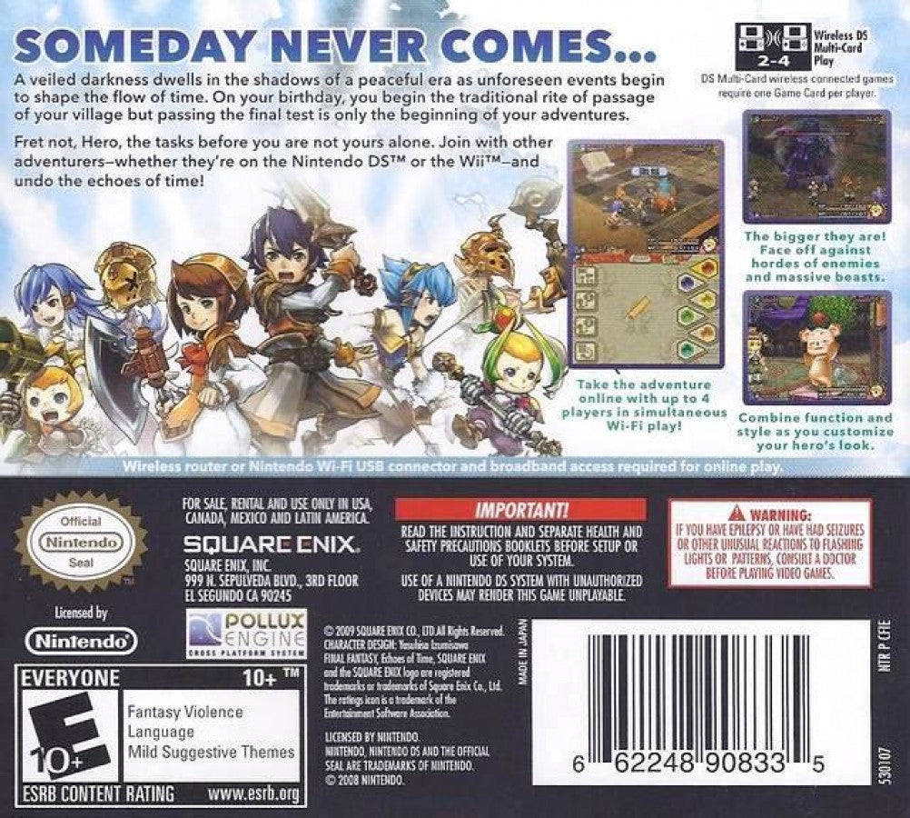 Final Fantasy Crystal Chronicles: Echoes of Time  – Nintendo DS (DS)