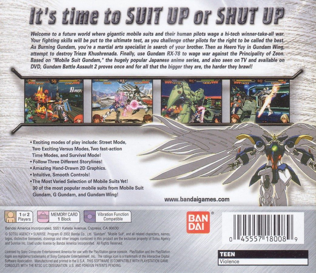 Gundam: Battle Assault 2 – PlayStation 1 (PS1)