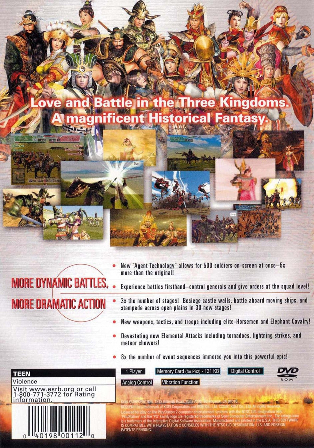 Kessen 2 – PlayStation 2 (PS2)