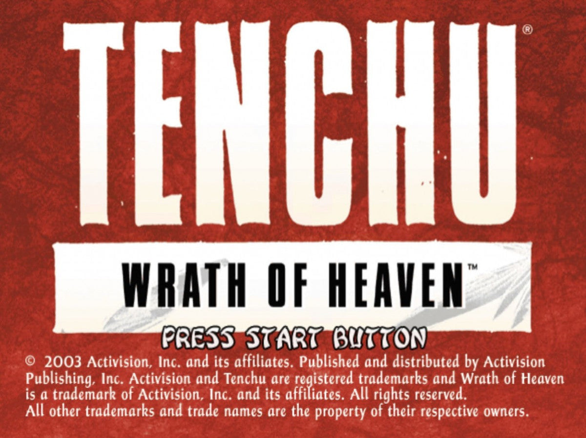Tenchu: Wrath of Heaven – PlayStation 2 (PS2)
