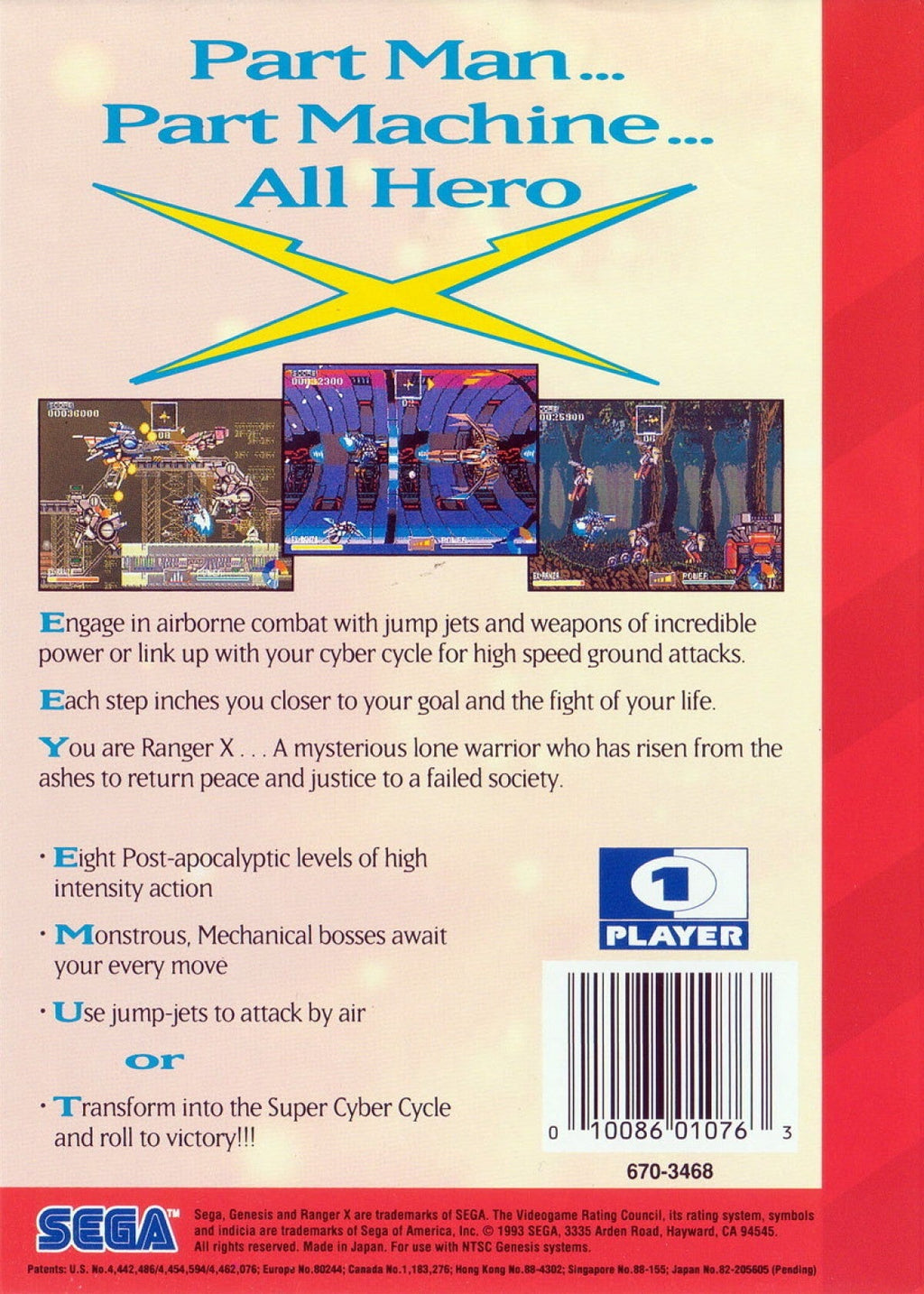 Ranger X – Sega Genesis (GEN)