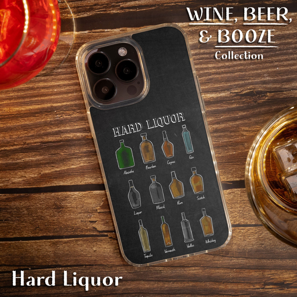 Wine, Beer, & Booze HD Apple iPhone 14 Series Mag-Safe Phone Case