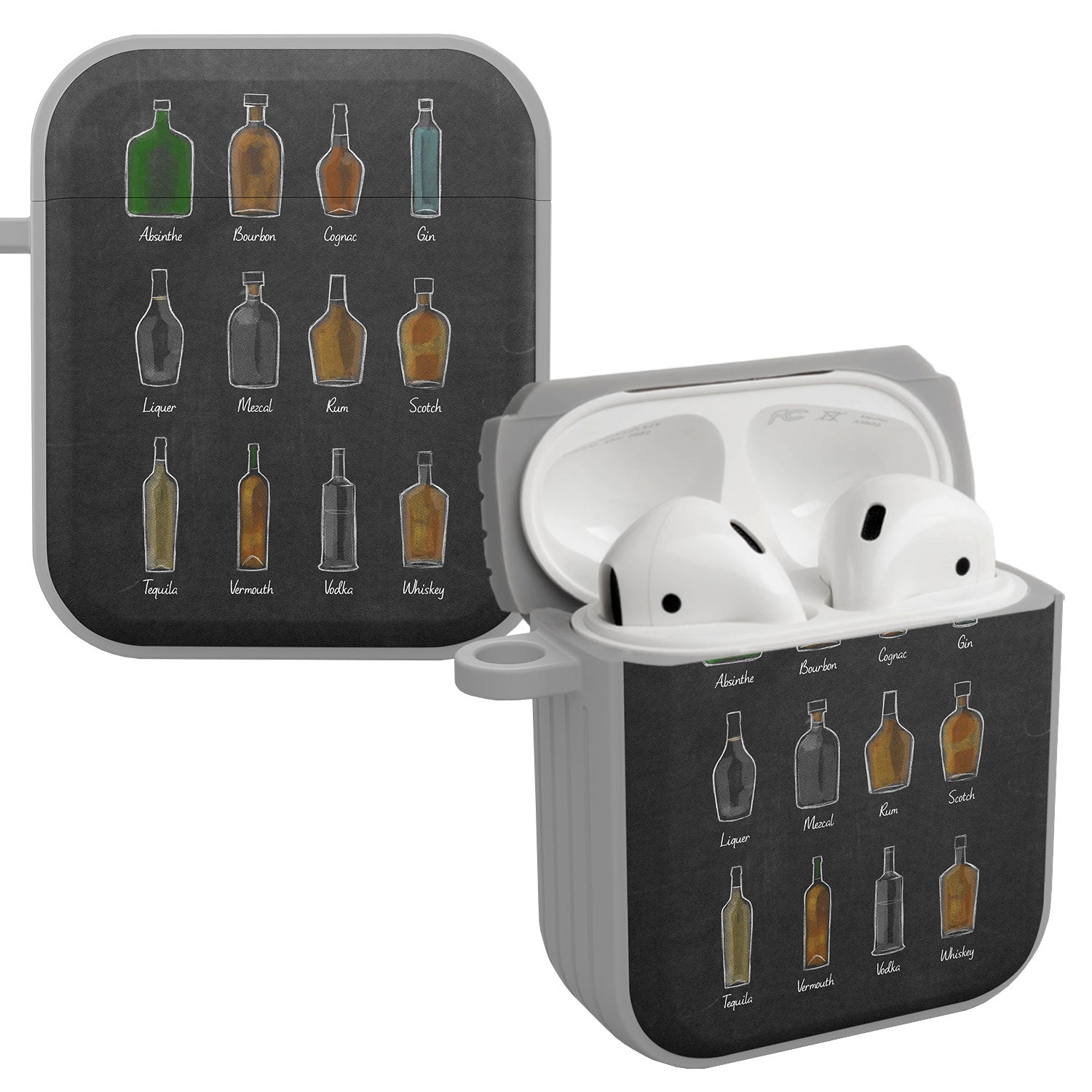 Wine, Beer, & Booze HDX Apple AirPods Gen 1 & 2 Case Cover