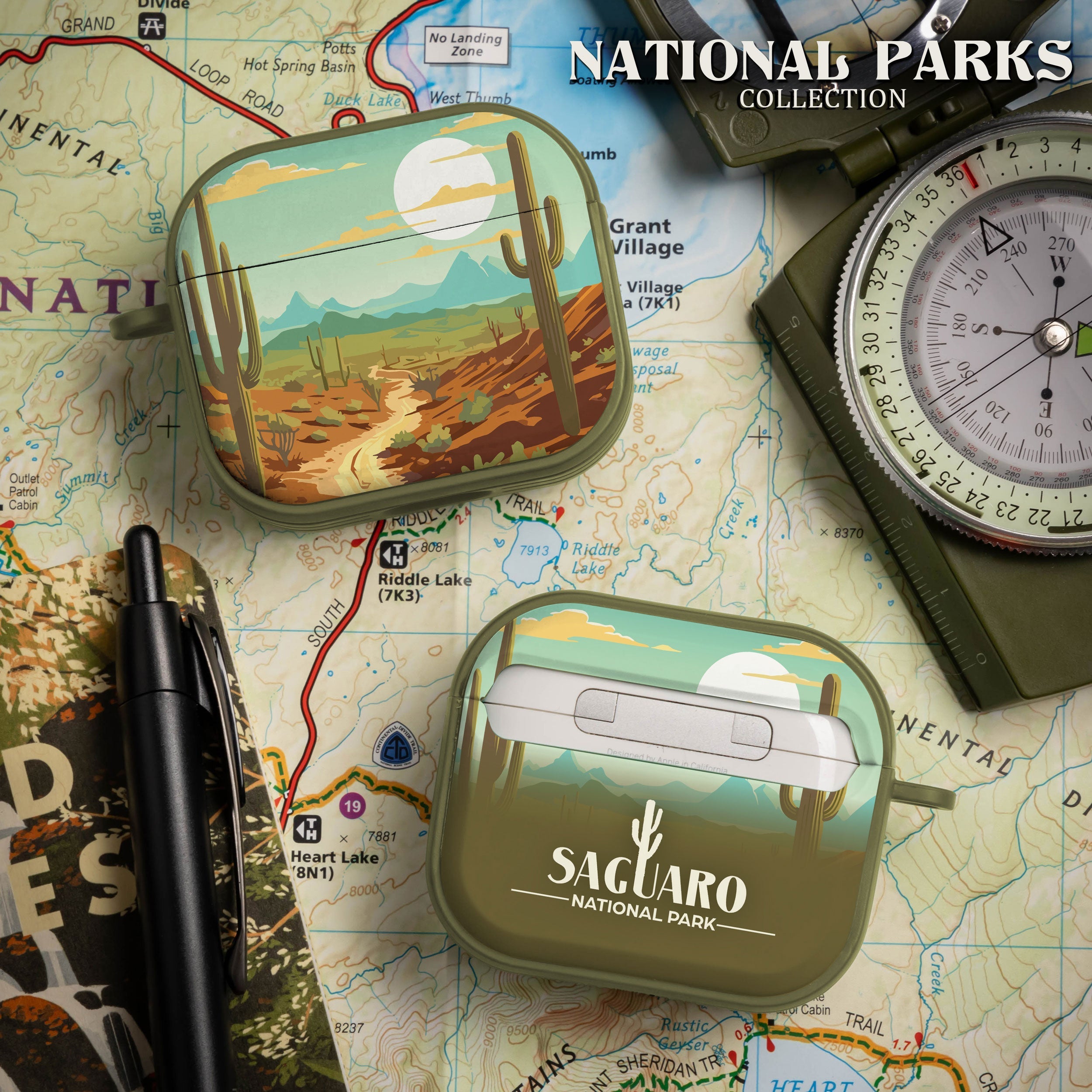 National Parks Saguaro HDX Apple Airpods Gen 3 Case Cover