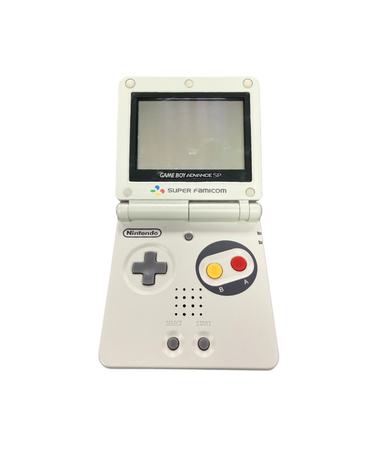 Game Boy Advance SP (GBA SP) [AGS-001] [Custom Super Famicom Shell] – Good Condition