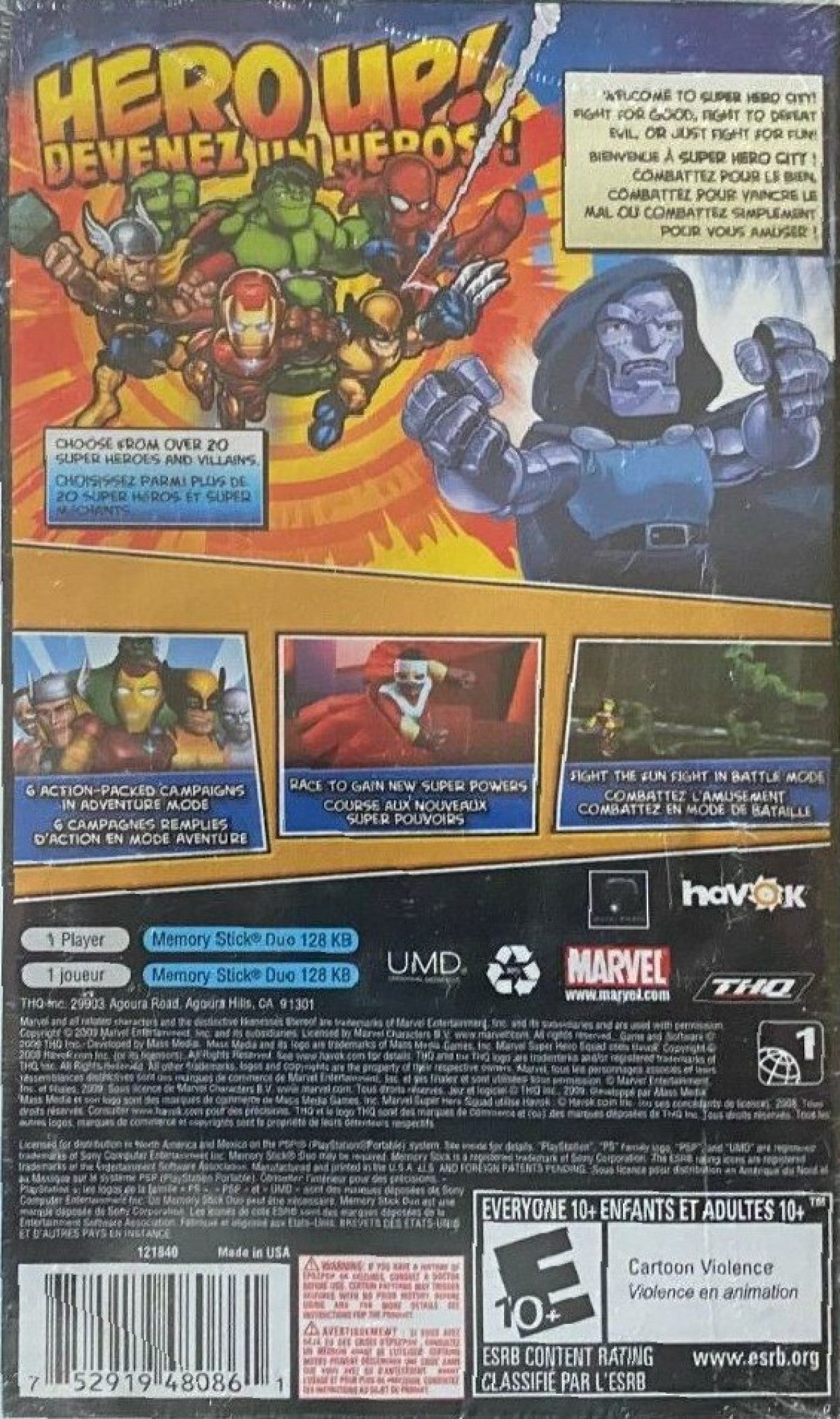 Marvel Super Hero Squad – PlayStation Portable (PSP)
