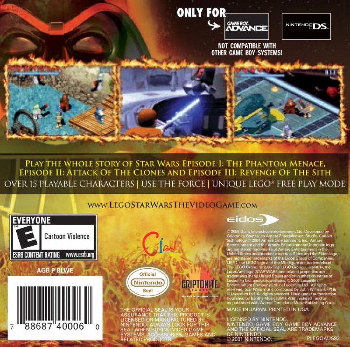 LEGO Star Wars – Game Boy Advance (GBA)