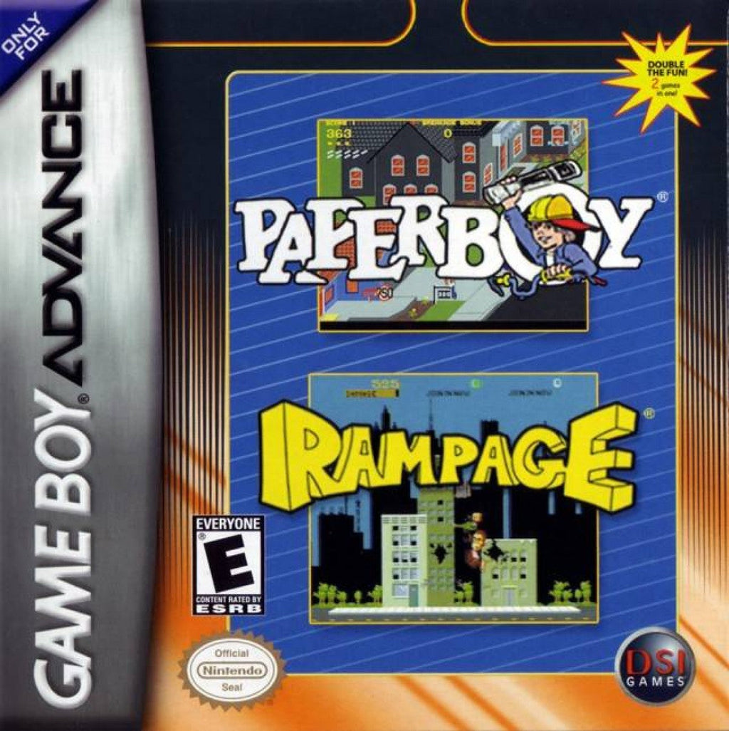 Paperboy & Rampage – Game Boy Advance (GBA)