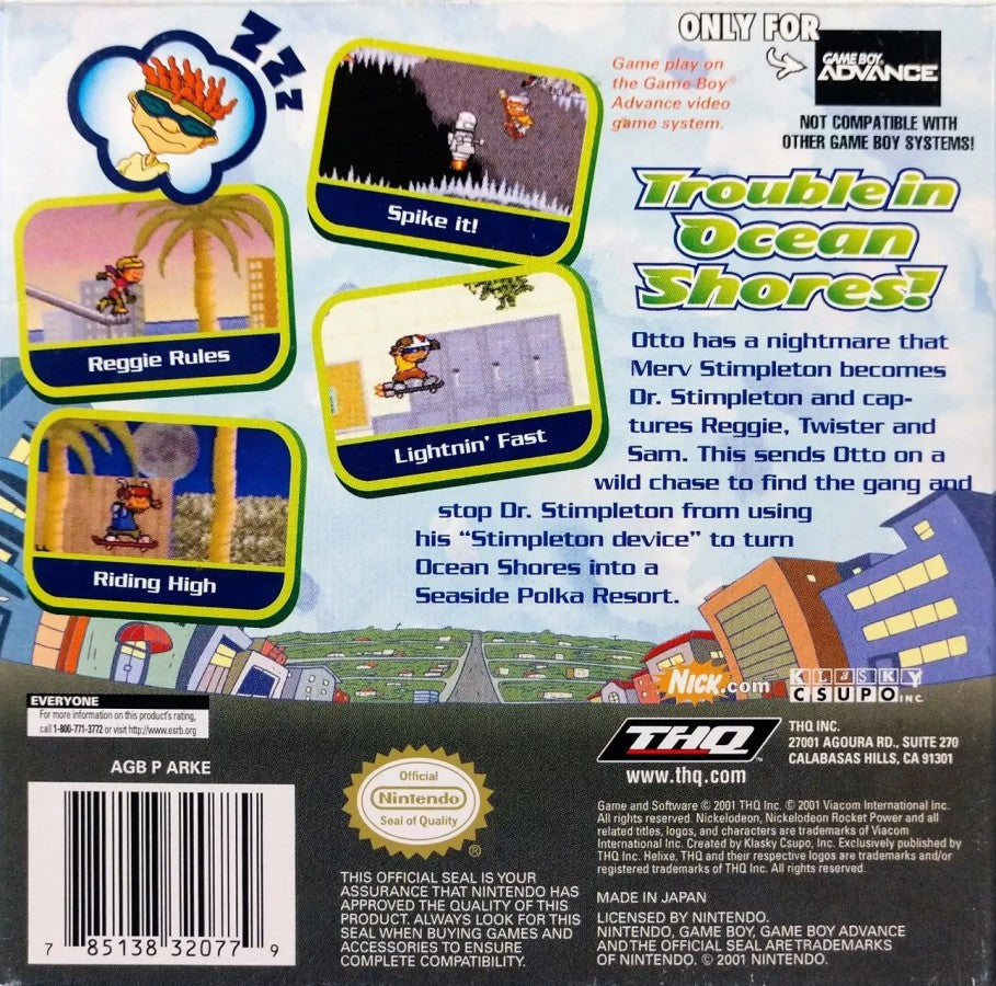 Rocket Power: Dream Scheme – Game Boy Advance (GBA)