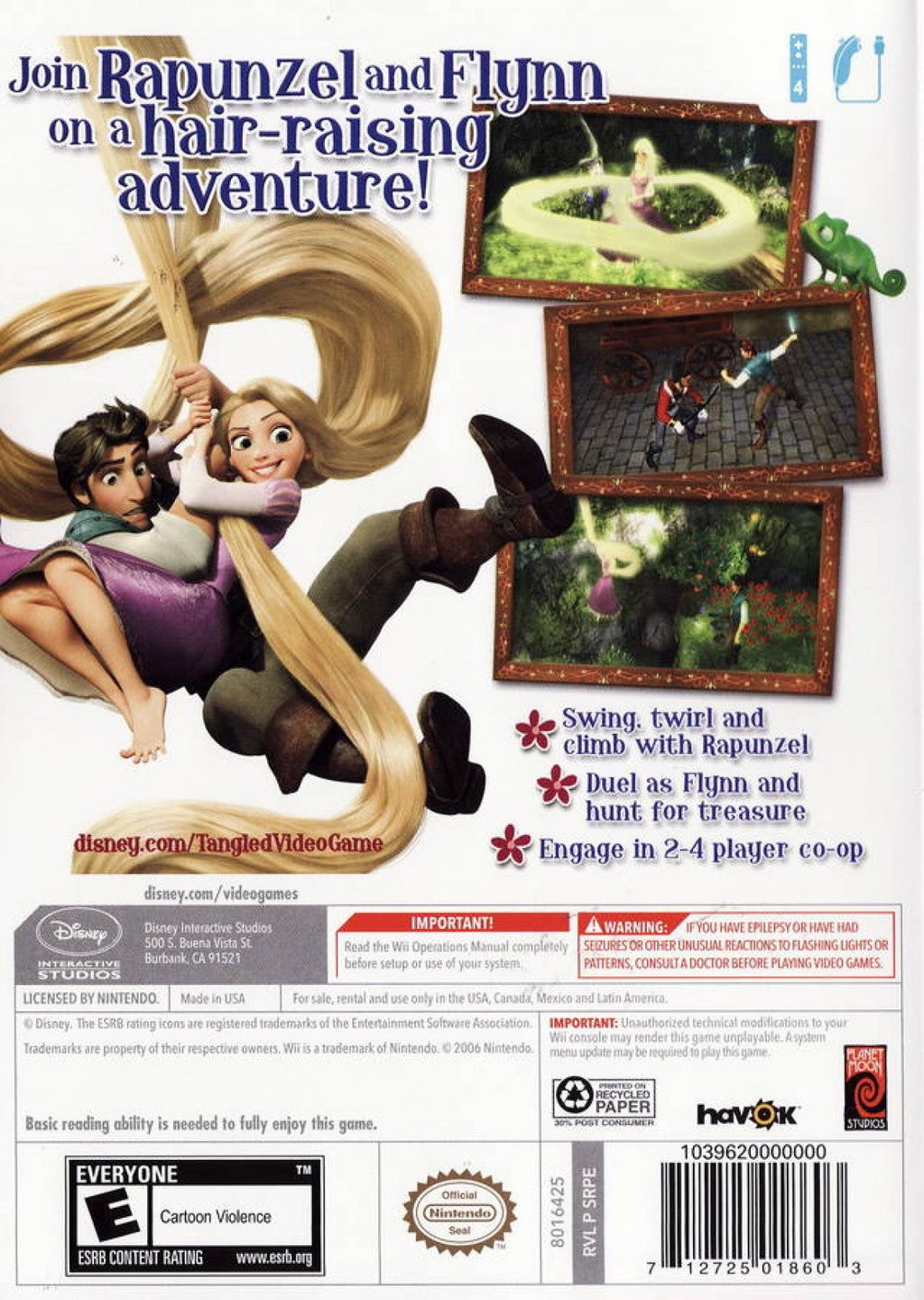 Disney's Tangled – Nintendo Wii (Wii)