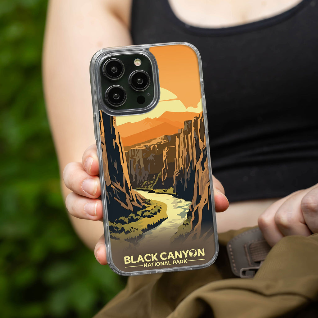 National Parks Black Canyon HD Apple iPhone 15 Series Mag-Safe Phone Case