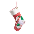 19" Retro Christmas Stocking - SNOWMAN