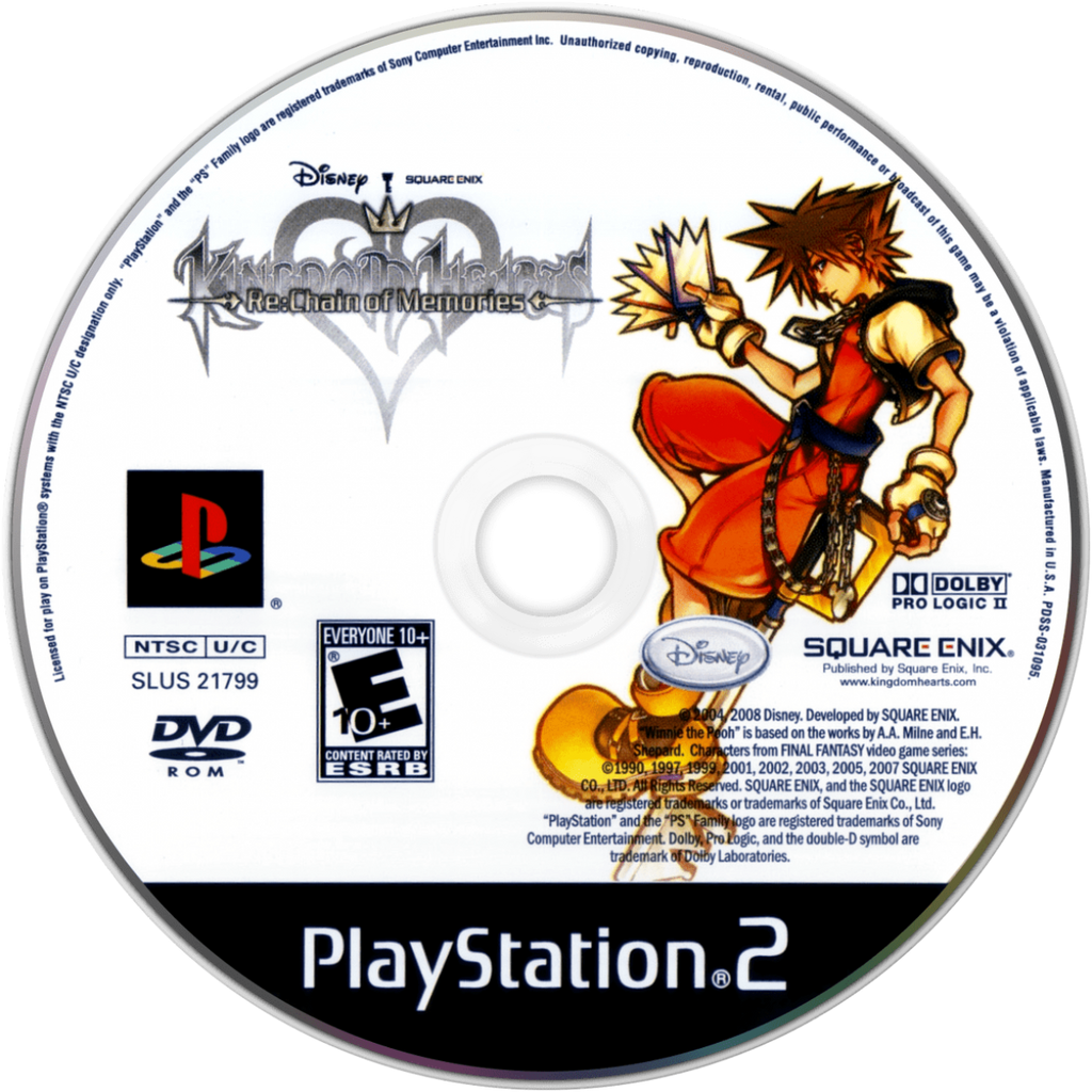 Kingdom Hearts Re: Chain of Memories – PlayStation 2 (PS2)