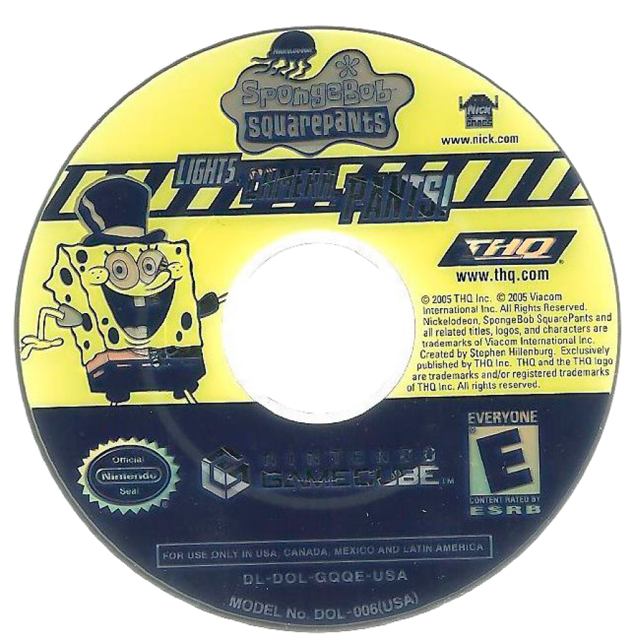 SpongeBob SquarePants: Lights, Camera, Pants! – GameCube (GC)