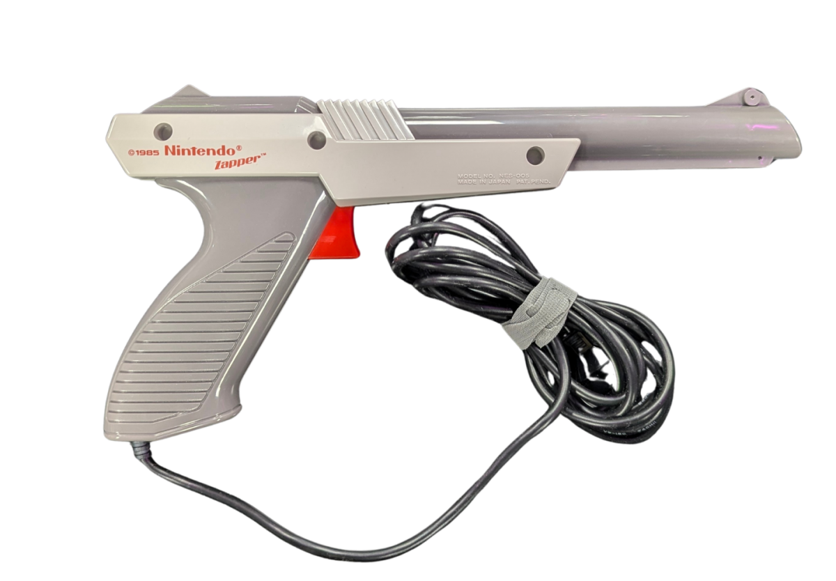 Nintendo Zapper OEM [Gray][In Box Missing Manuals/Inserts] – Nintendo Entertainment System Accessory (NES)