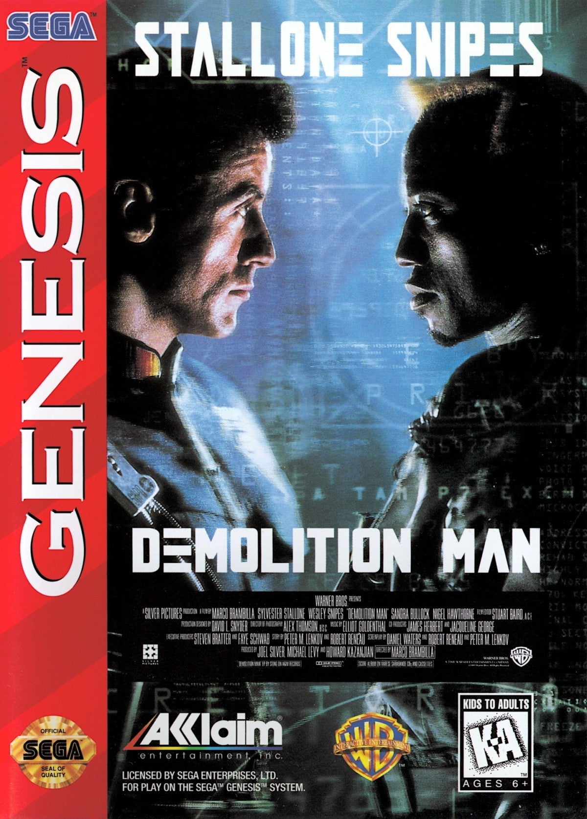 Demolition Man – Sega Genesis (GEN)