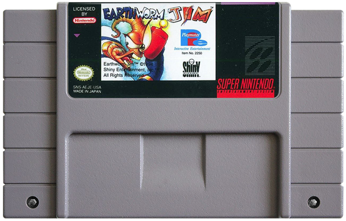 Earthworm Jim – Super Nintendo Entertainment System (SNES)