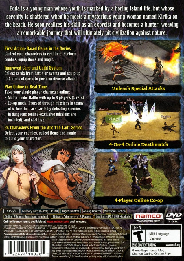 Arc the Lad: End of Darkness – PlayStation 2 (PS2)